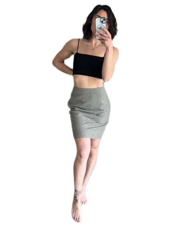 J. Crew Dresses & Skirts - J. Crew Light Gray Wool Tweed Pencil Skirt